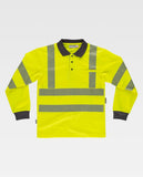 WORKTEAM LONG SLEEVE FLUO POLO